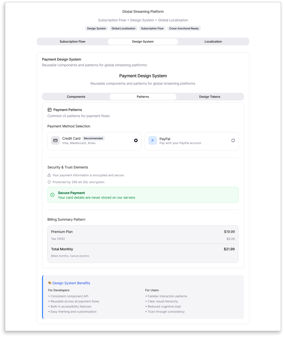 Design System - Patterns